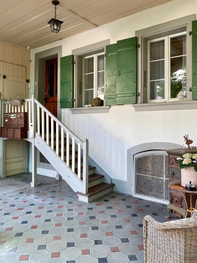 Beautiful studio in a villa from 18th century Thun Esterno foto